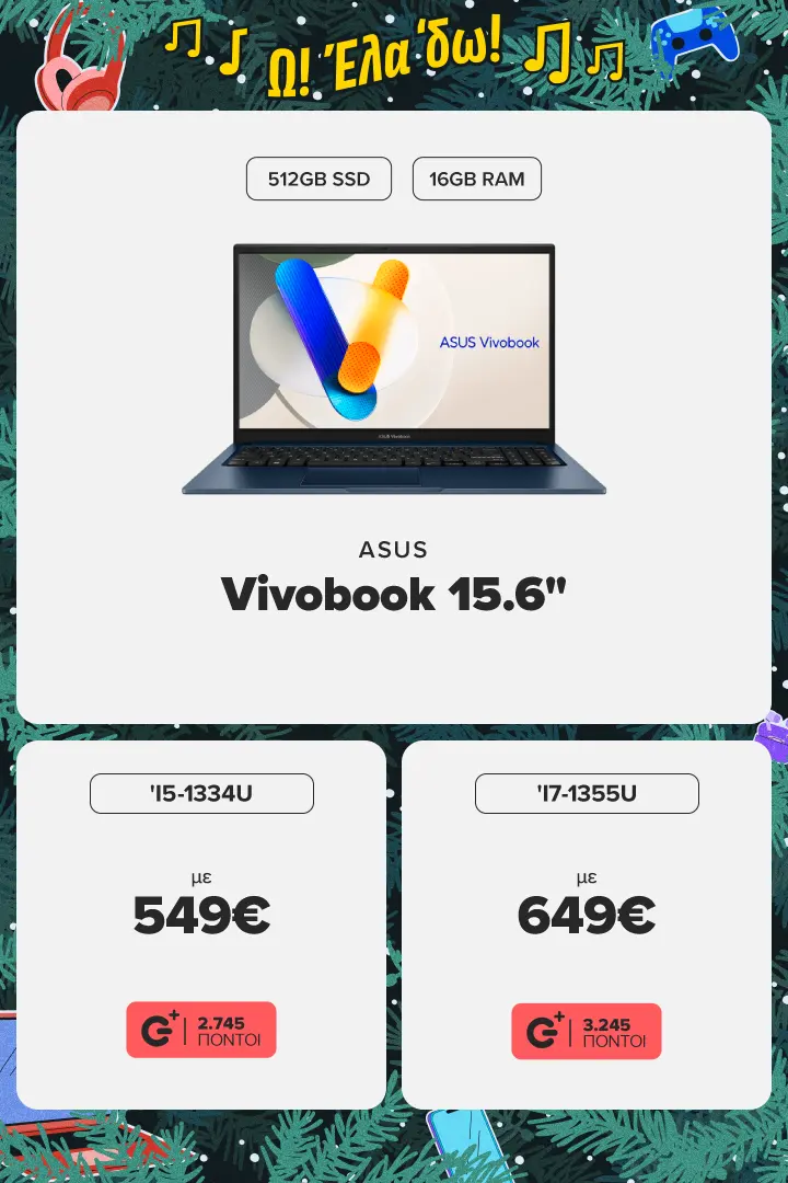 ASUS Vivobook 15.6 16GB 512GB