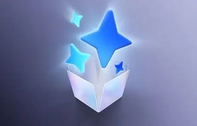 Εικόνα παρουσίασης Samsung Galaxy Unpacked με γραφικό αστέρι και λογότυπο Samsung