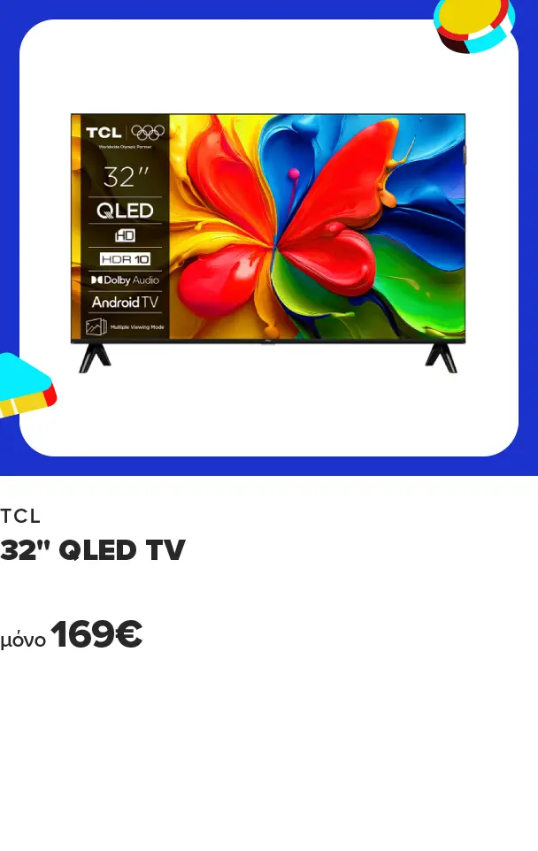 ΤCL QLED 32S4K TV