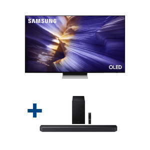 Samsung 4K OLED TV QE65S90F + Samsung Music Frame HW-LS60D/EN