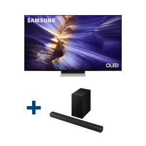 Samsung 4K OLED TV QE65S90F+ Samsung Soundbar HW-B650F/EN