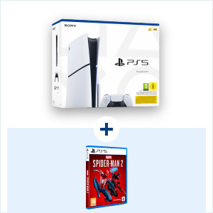 Playstation 5 Slim  + Marvel s Spider-Man 2 Standard Ed - PS5