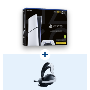 Playstation 5 Slim Digital Edit – 825GB + Pulse Elite Wireless Headset White