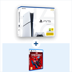 Playstation 5 Slim - 1TB + Marvel s Spider-Man 2 Standard Ed - PS5