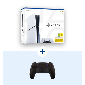 Playstation 5 Slim - 1TB + DualSense Wireless Control Midn Black