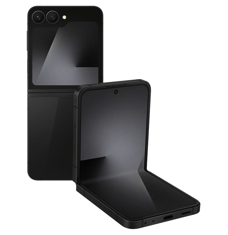 Galaxy Z Flip7 FE κινητό σε μαύρο χρώμα