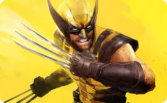 Ο Wolverine σε σκηνή μάχης, ορμώντας επιθετικά προς τα εμπρός.