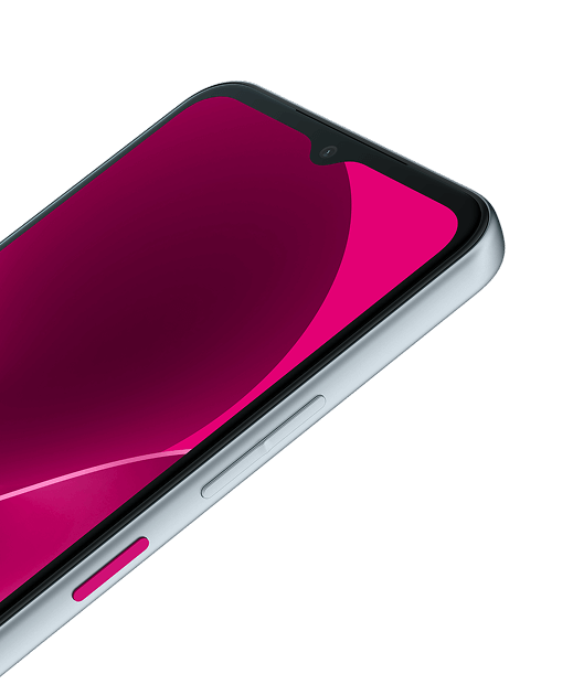 T Phone 3 με φωτισμένη οθόνη της συσκευής σε χρώμα Magenta