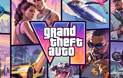 Κολάζ με σκηνές από το παιχνίδι GTA