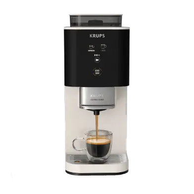 Μηχανή καφέ Krups Coffee Crush με πλάτος μόλις 15 εκατοστά