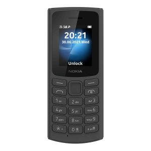 NOKIA 105 Dual 4G Μαύρο Κινητό Τηλέφωνο