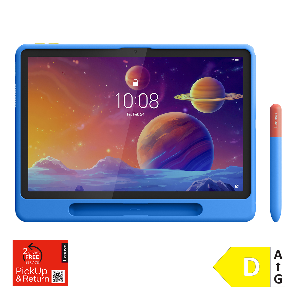 LENOVO Tab 10.1'' Wi-Fi 4GB/ 128GB Γκρι Bumper Case + Passive Pen