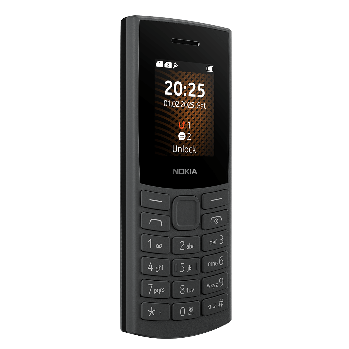 NOKIA 105 (2024) Dual 4G Ανθρακί Κινητό Τηλέφωνο - 2