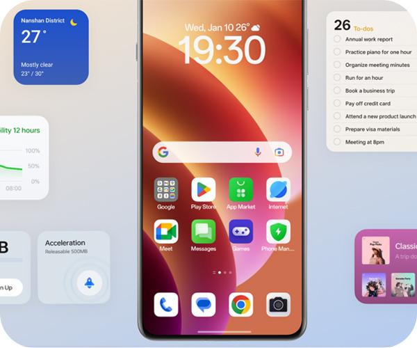 OPPO Reno 13 FS 5G smartphone ColorOS 15