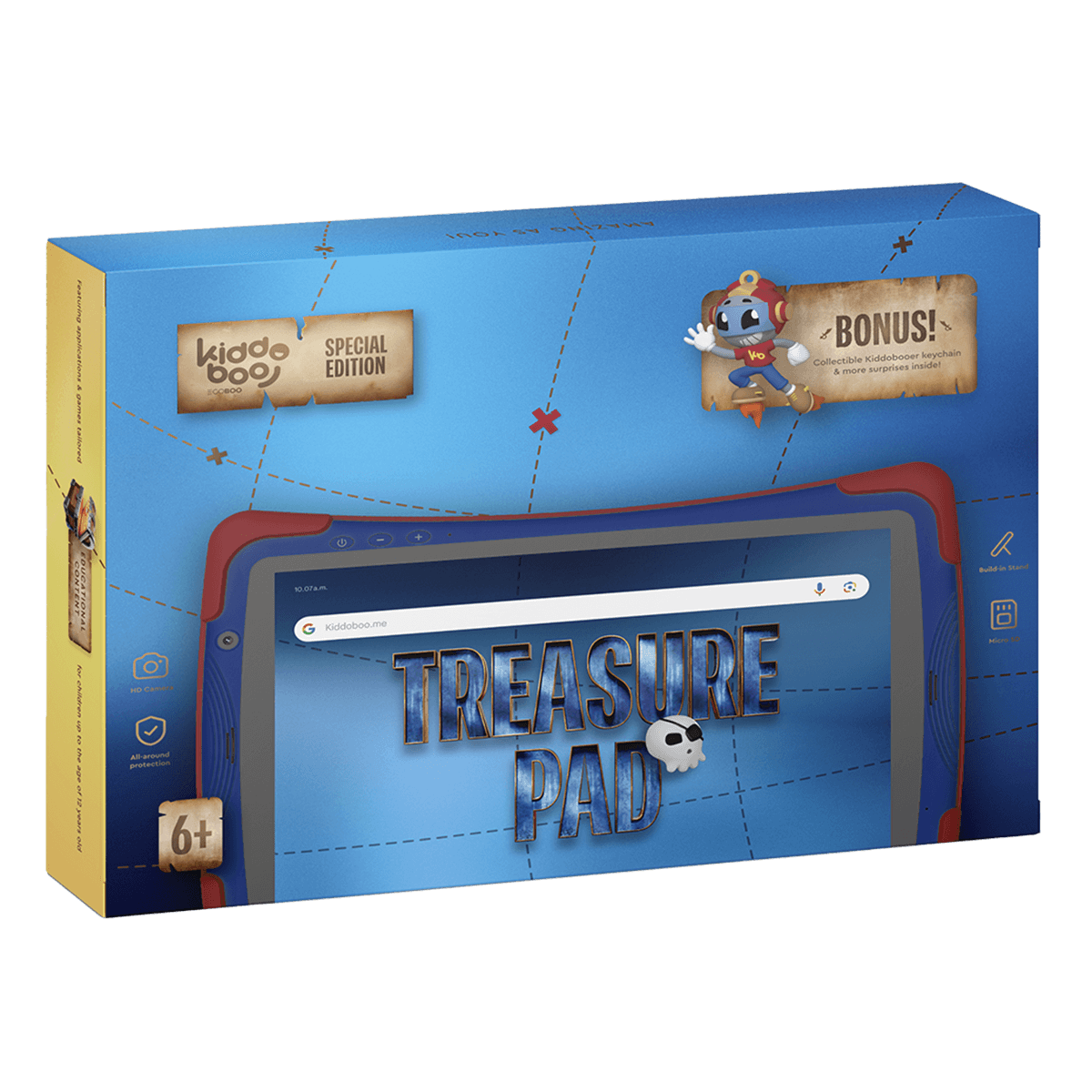 KIDDOBOO KB102P Treasure Pad 10.1'' 4GB/ 64GB Wi-Fi Μπλε Tablet - 4