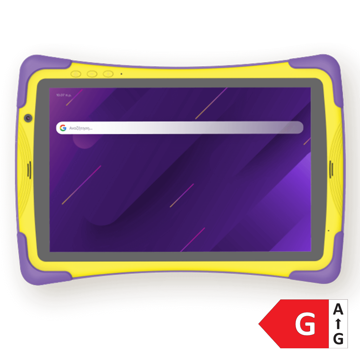 KIDDOBOO Ten Gen 2 10.1'' Wi-Fi 4GB/ 64GB Παιδικό Tablet Yellow