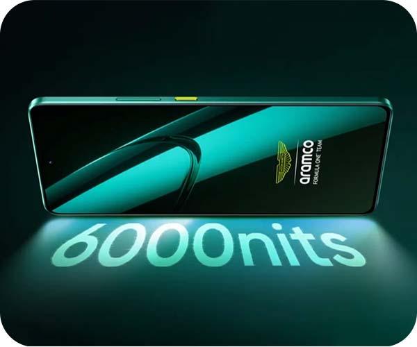 Realme GT 7 Dream Edition Aston Martin 5G smartphone οθόνη