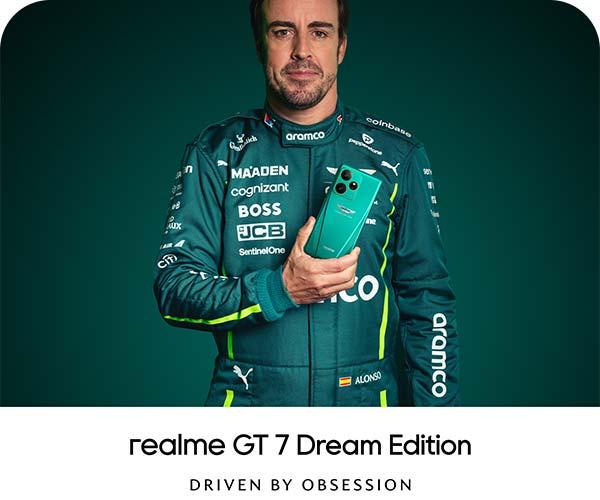 Realme GT 7 Dream Edition Aston Martin 5G smartphone