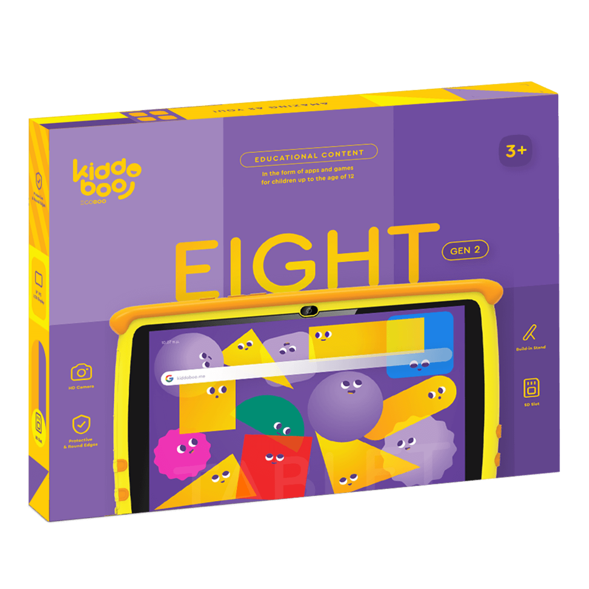 KIDDOBOO Tab Eight Gen2 8'' Wi-Fi 4GB/ 64GB Yellow Παιδικό Tablet - 4