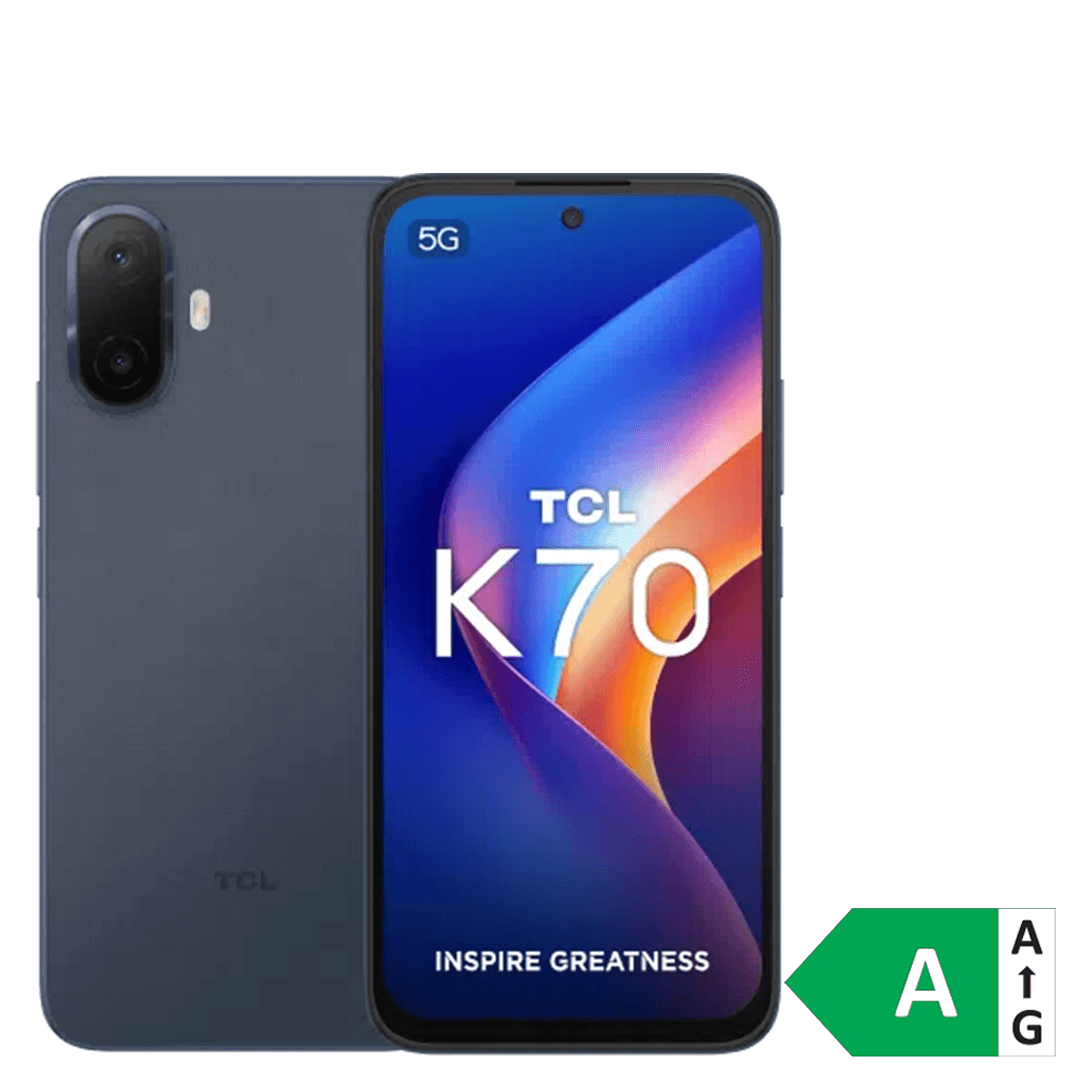 TCL K70 Dual 5G 4GB/128GB Midnight Black Smartphone