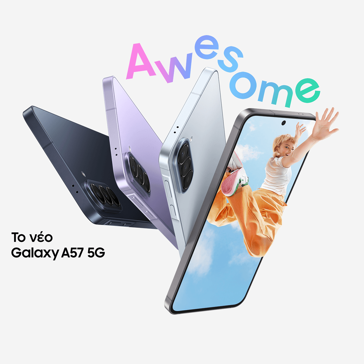 SAMSUNG Galaxy A57 5G 8GB/256GB Awesome Gray Smartphone - 3