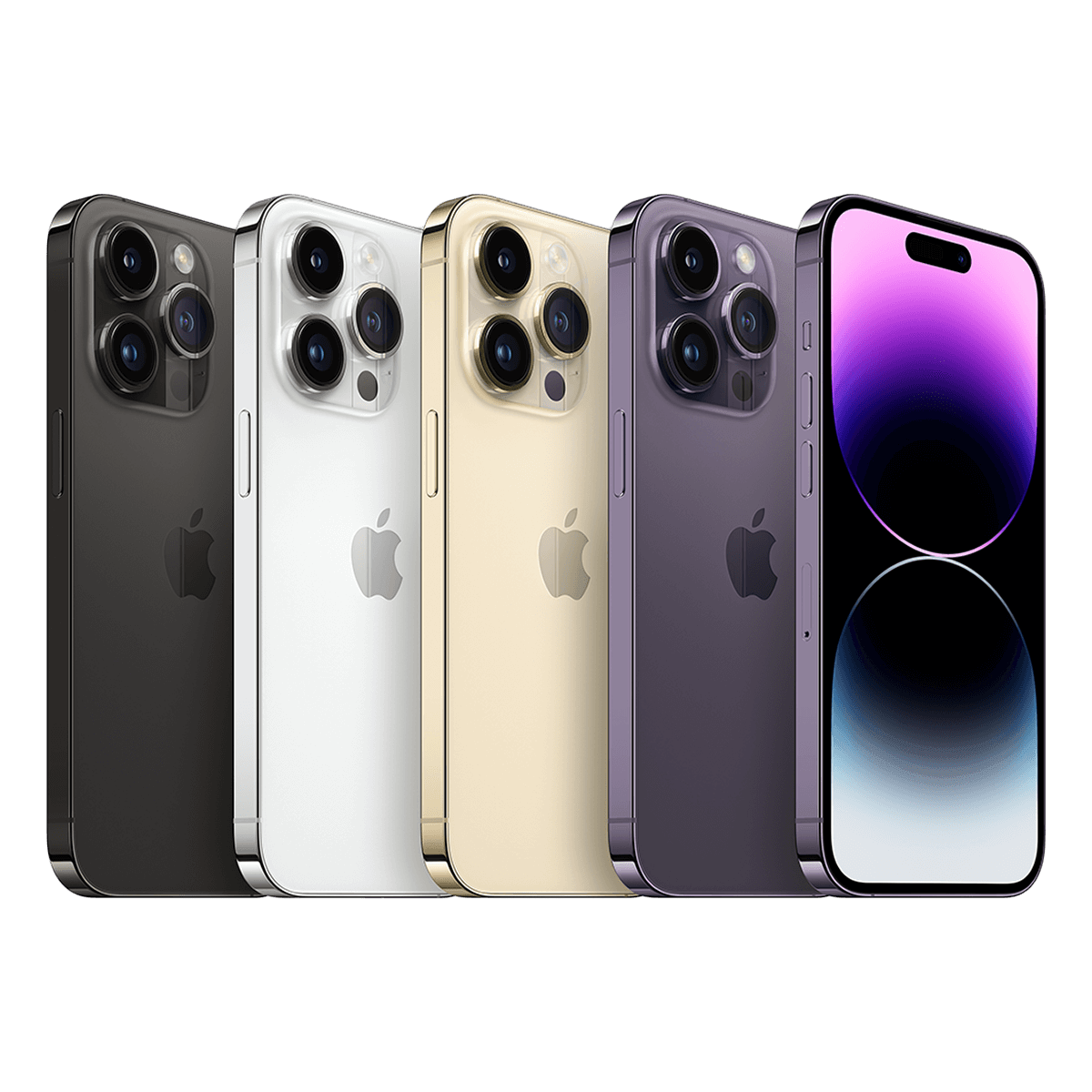 Refurbished iPhone 14 Pro Dual 5G 128GB Grade B Black - 5
