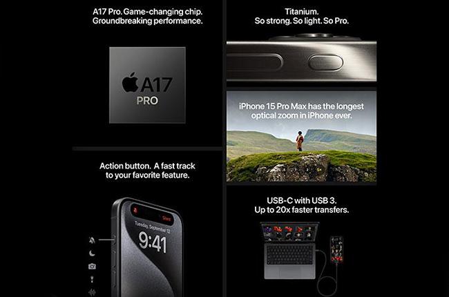 Refurbished iPhone 15 Pro Smartphone