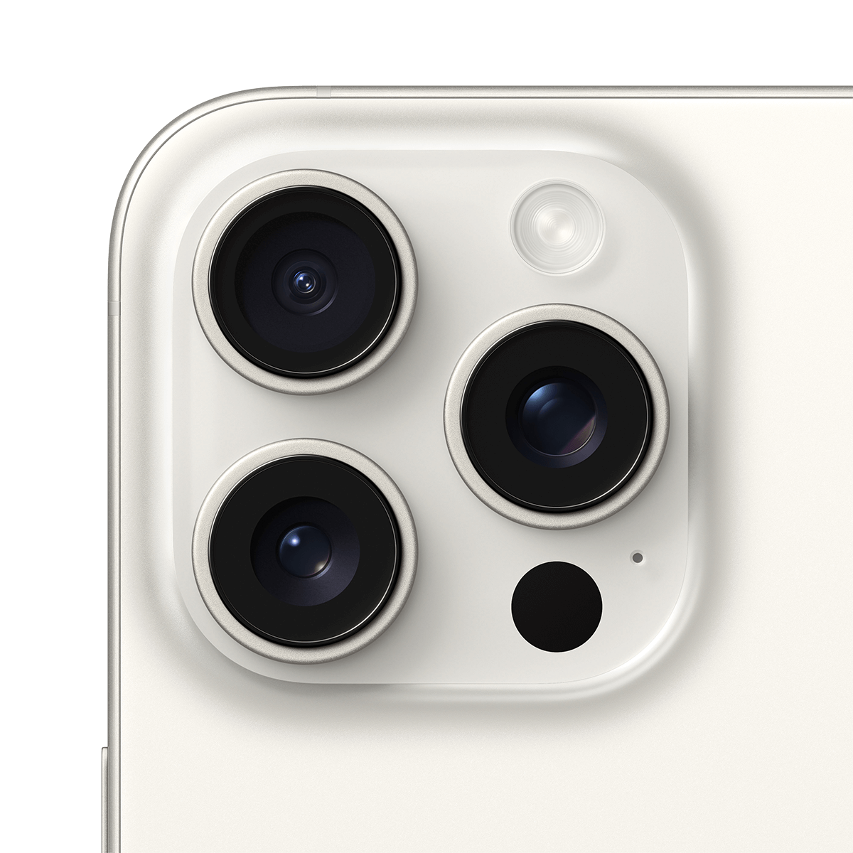 Refurbished iPhone 15 Pro Max Dual 5G 256GB Grade B White Titanium - 4