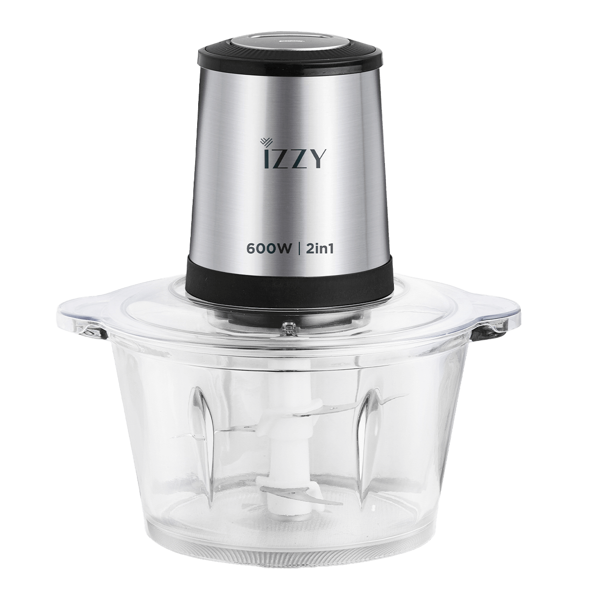 IZZY IZ-6904 Πολυκόπτης Multi 2 in 1 600W Inox - 3