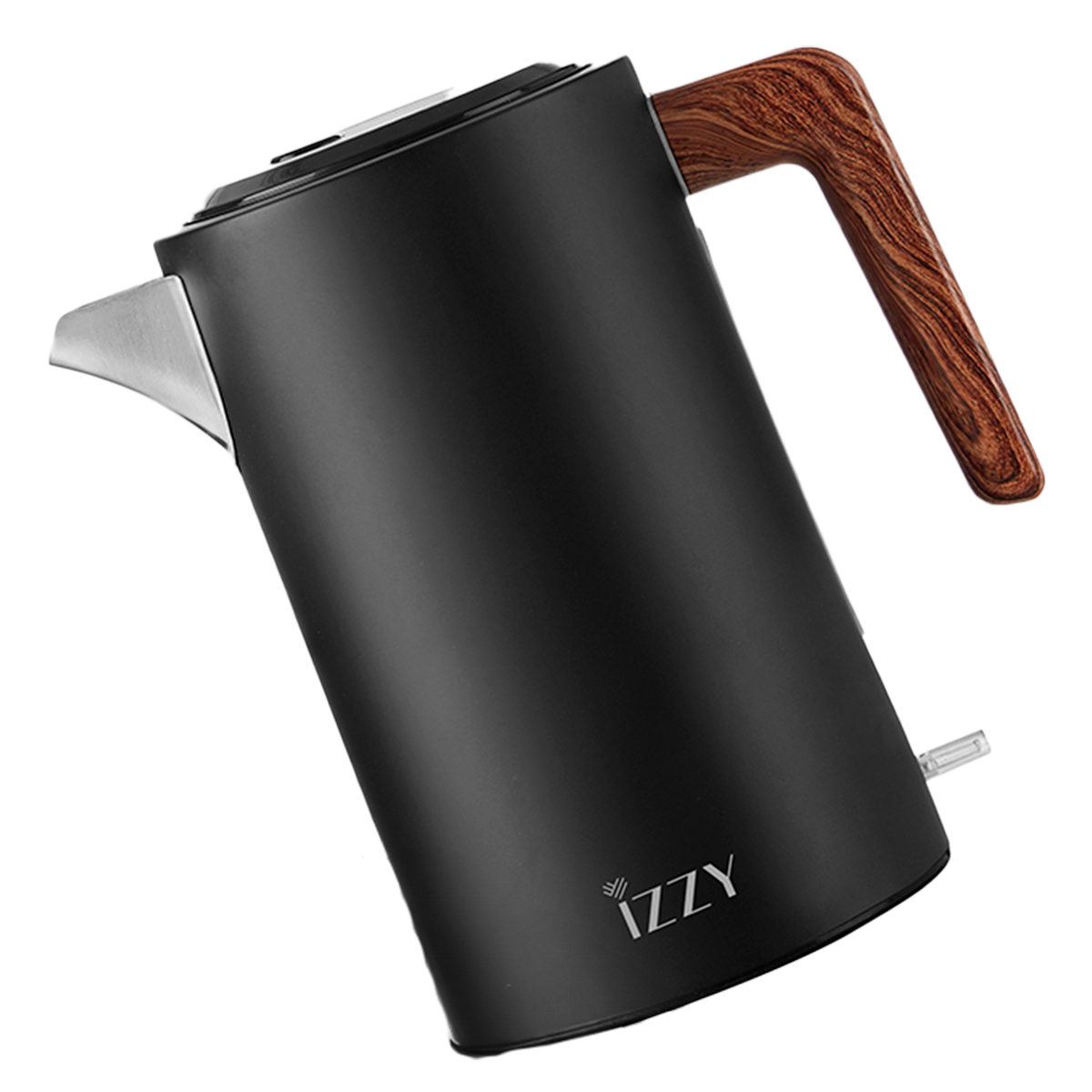 IZZY IZ-3016 Wooden Βραστήρας 1.7Lt Μαύρο - 2