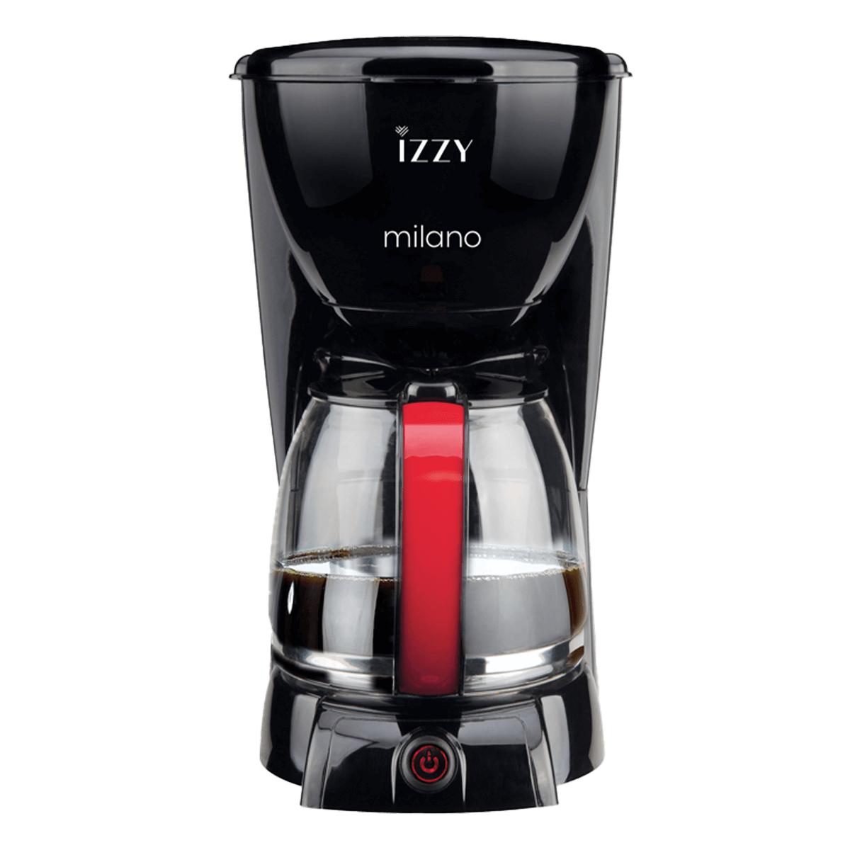IZZY 6616S Milano Καφετιέρα Φίλτρου 1000W Μαύρο