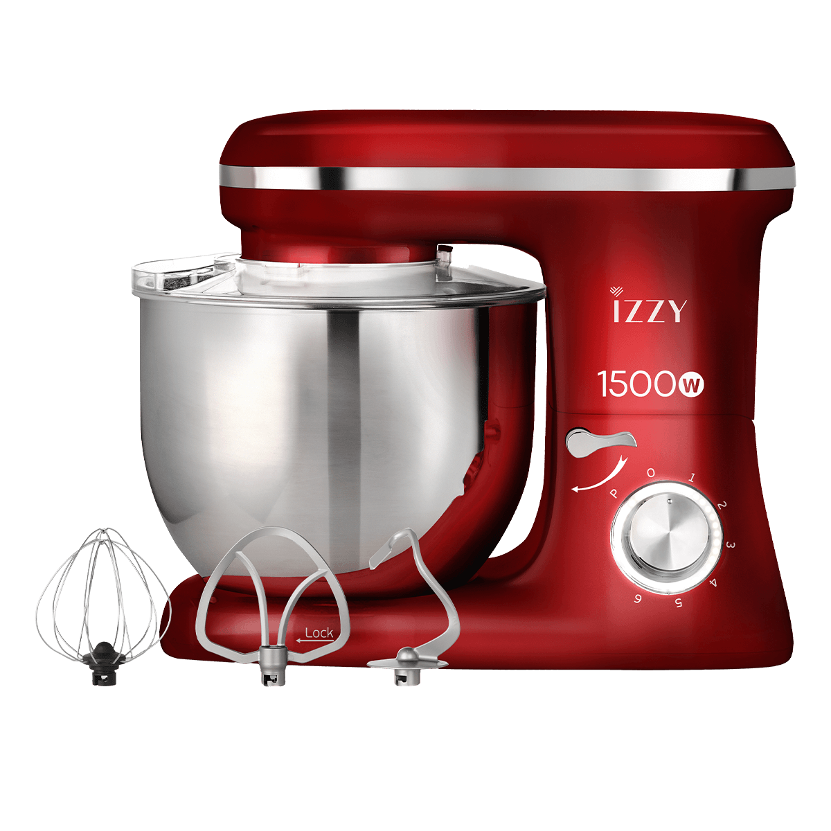 IZZY IZ-1500 Κουζινομηχανή 7Lt Spicy Red
