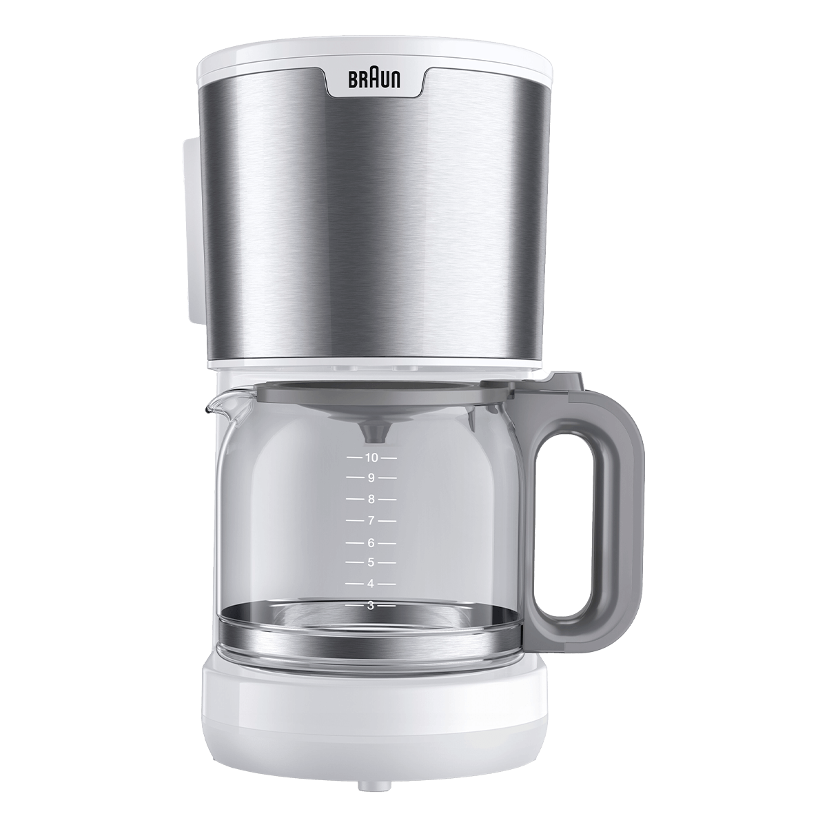 BRAUN KF1500WH PureShine Καφετιέρα Φίλτρου 1000W Ασημί - 2