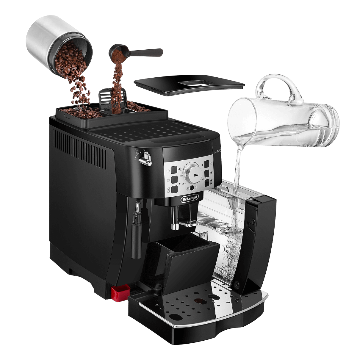 DELONGHI ECAM22.115.B Magnifica Αυτόματη Μηχανή Espresso Μαύρο - 3