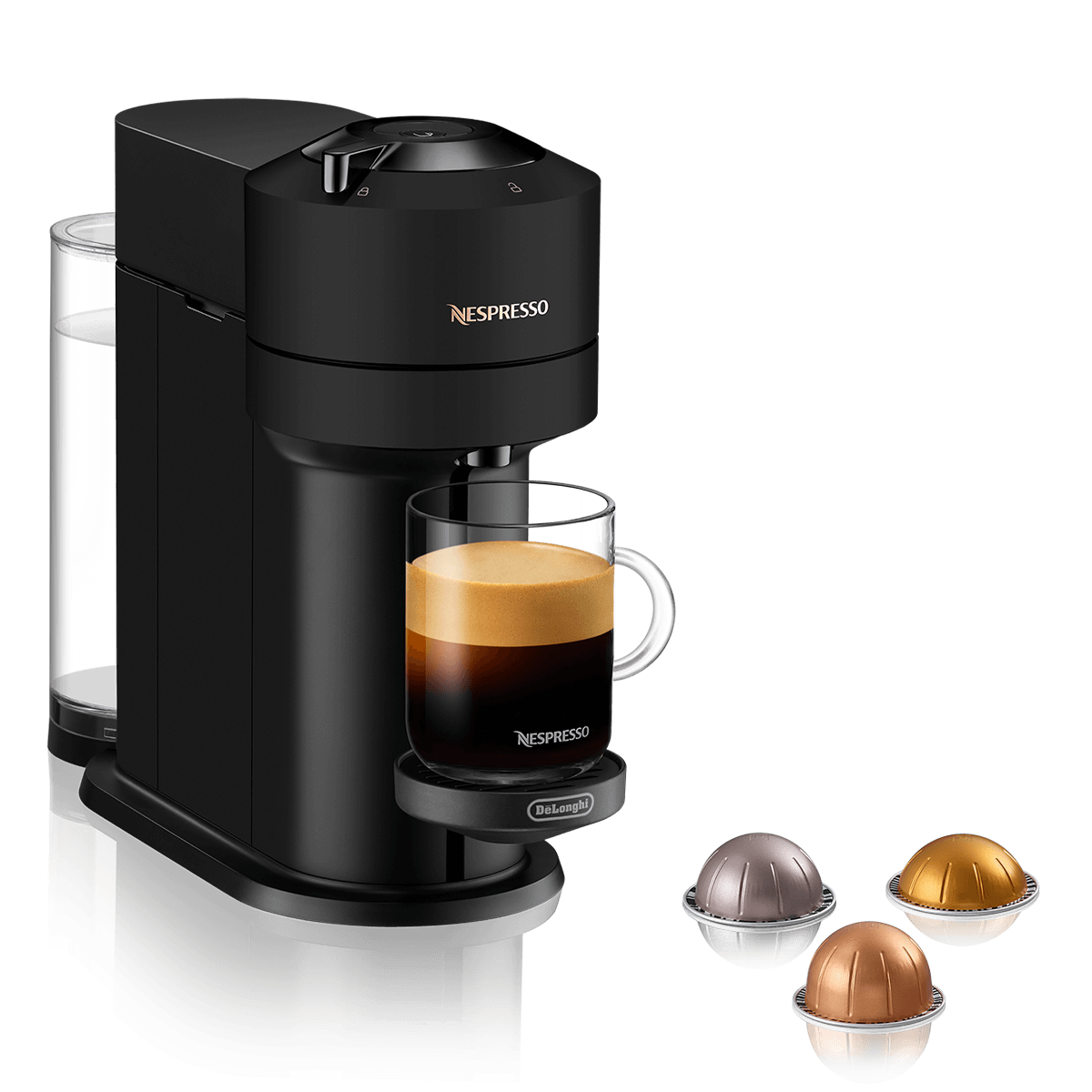 DELONGHI ENV120.BM Μηχανή Καφέ Nespresso Vertuo Next Matt Black