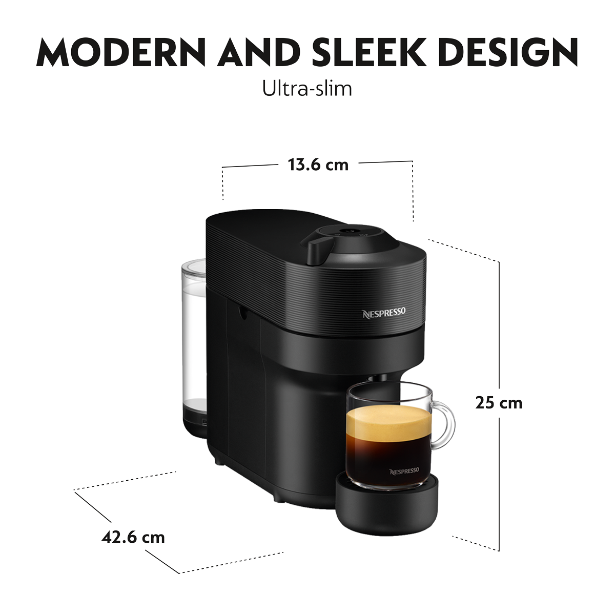 DELONGHI ENV90.B Μηχανή Καφέ Nespresso Vertuo Pop Liquorice Black - 6