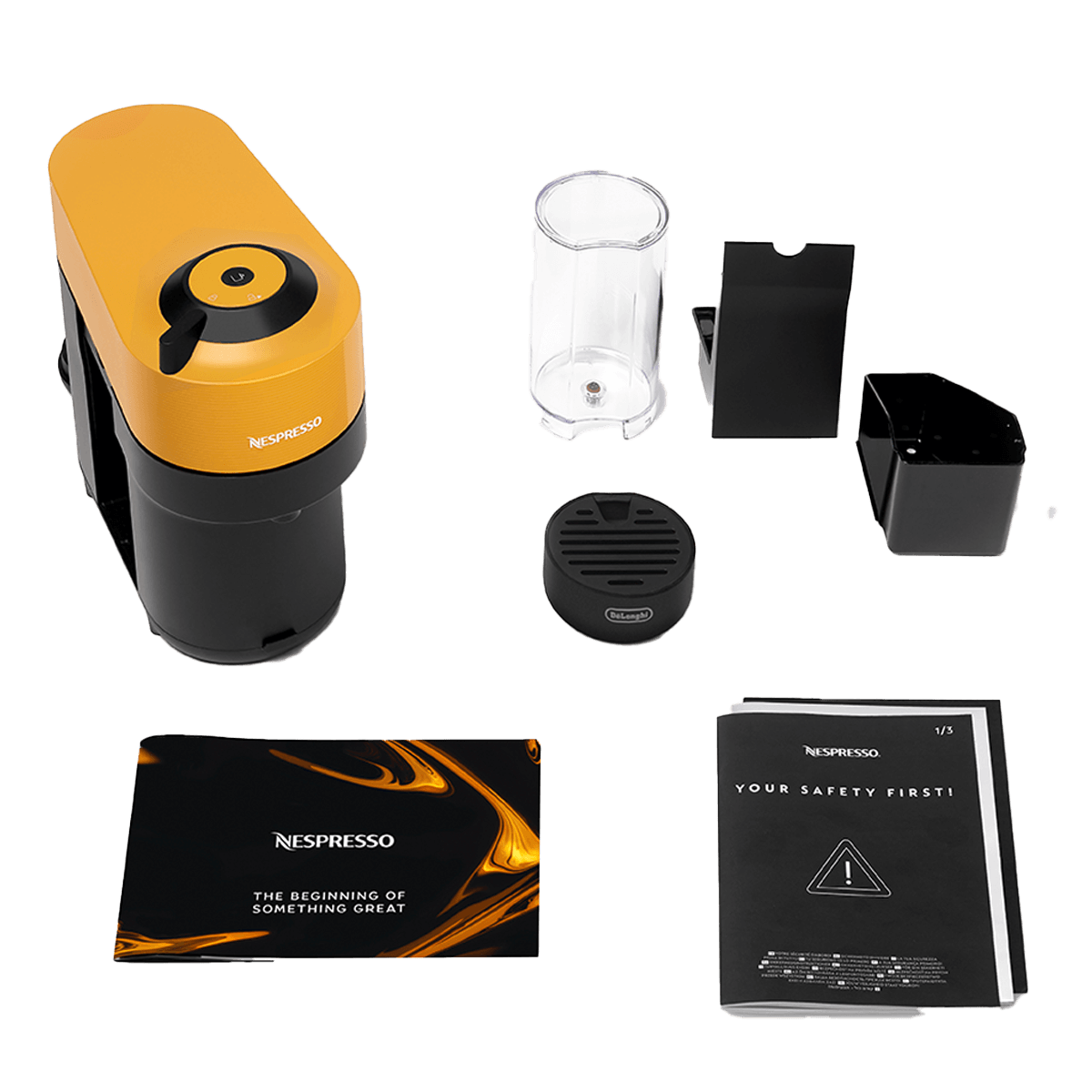 DELONGHI ENV90.Y Μηχανή Καφέ Nespresso Vertuo Pop Mango Yellow - 5