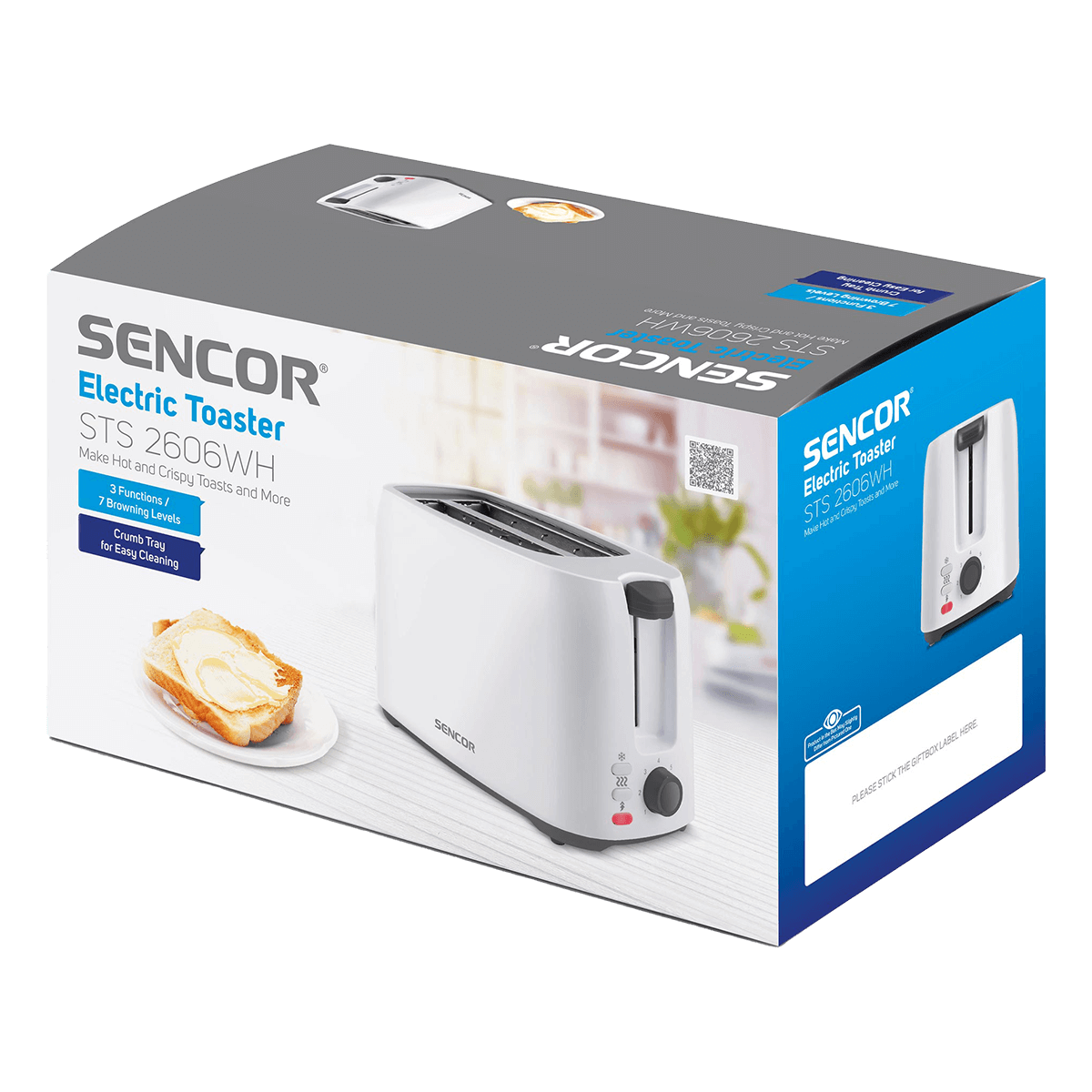 SENCOR STS 2606WH Φρυγανιέρα 750W Λευκό - 5