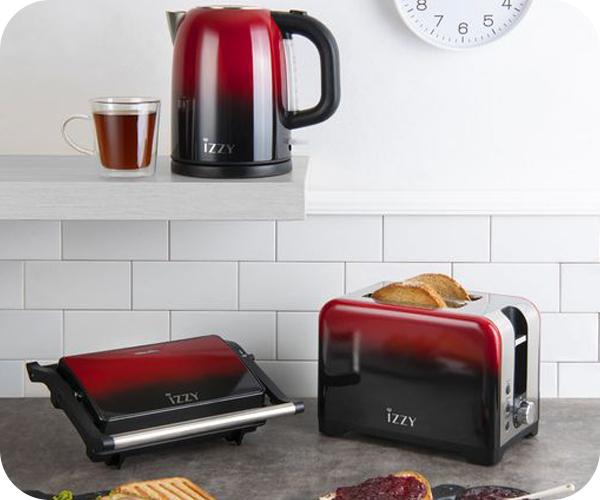 IZZY Panini ombre red design