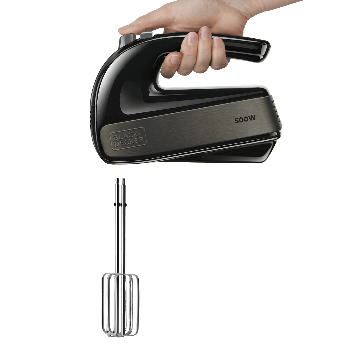 BLACK & DECKER BXMX500E Μίξερ Χειρός 500W Μαύρο - 3