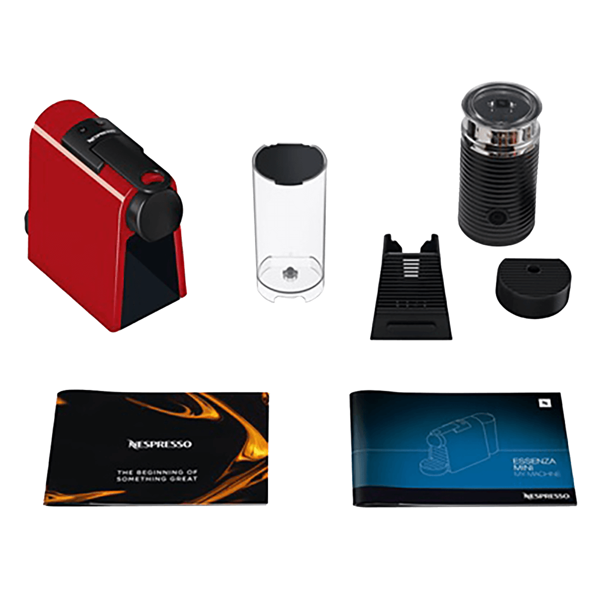 DELONGHI EN85.RAE Μηχανή Καφέ Nespresso Original Essenza Mini & Aeroccino Ruby Red - 5