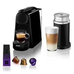 DELONGHI EN85.BAE Μηχανή Καφέ Nespresso Original Essenza Mini & Aeroccino Black