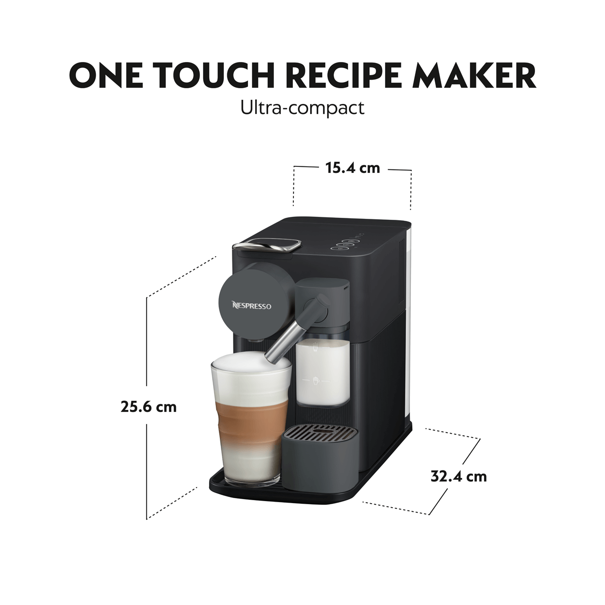 DELONGHI EN510.B Μηχανή Καφέ Nespresso Original Lattissima One Shadow Black - 6