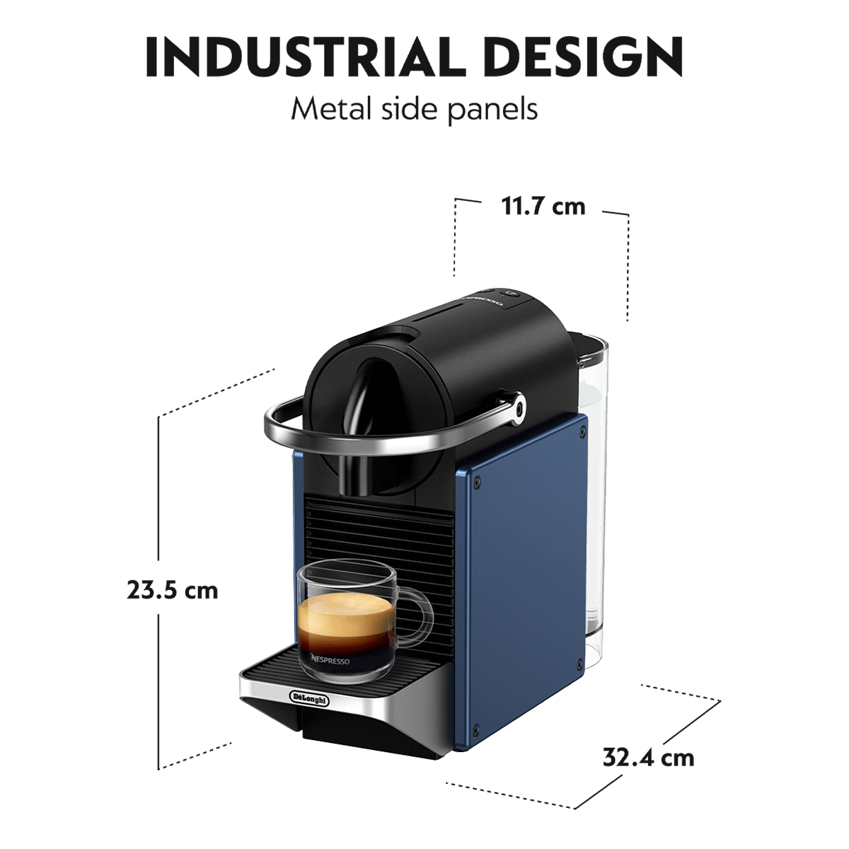 DELONGHI EN127.BL Μηχανή Καφέ Nespresso Original Pixie Blue - 6