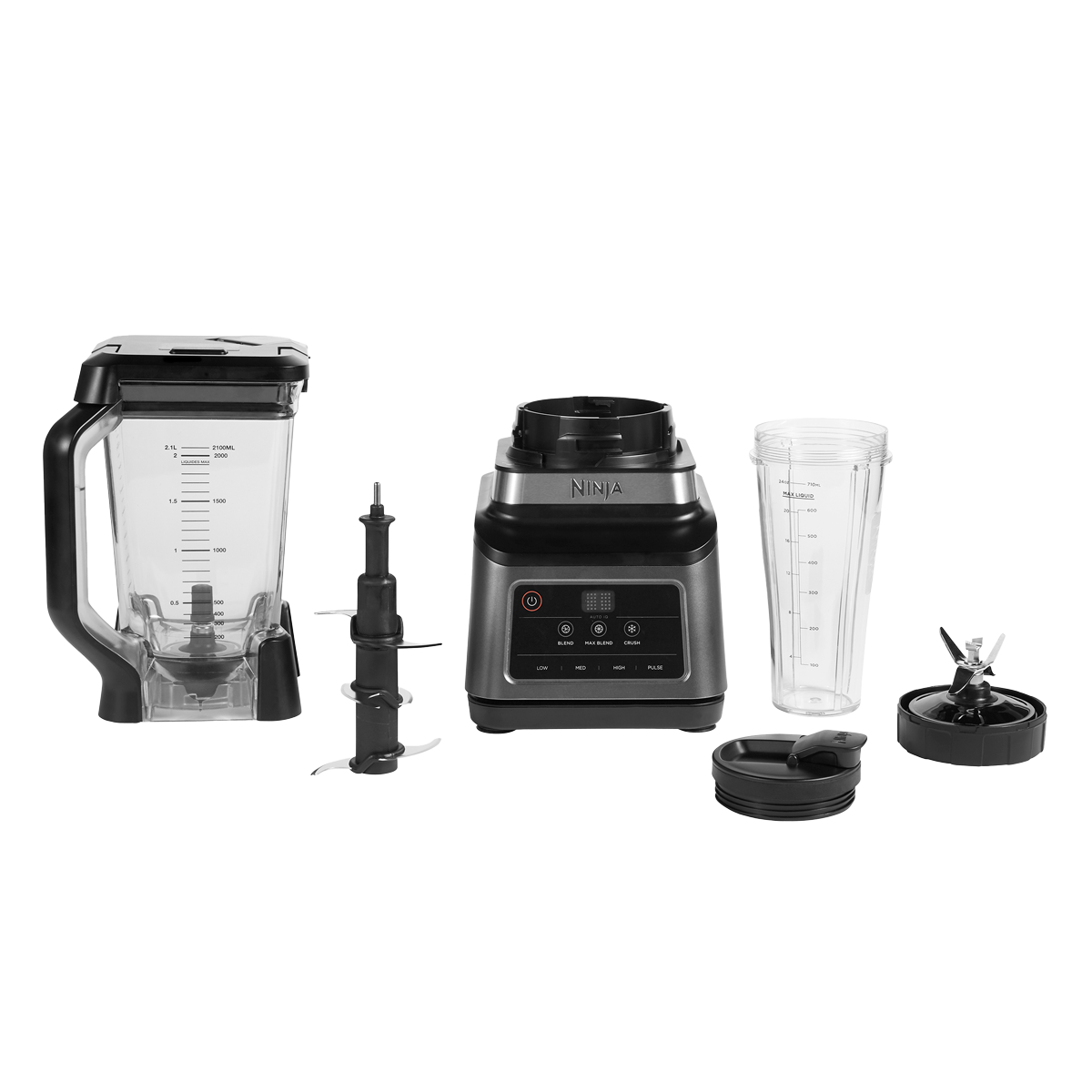 NINJA BN750EU Auto IQ Μπλέντερ 2 σε 1 2.1Lt 1200W Μαύρο - 4
