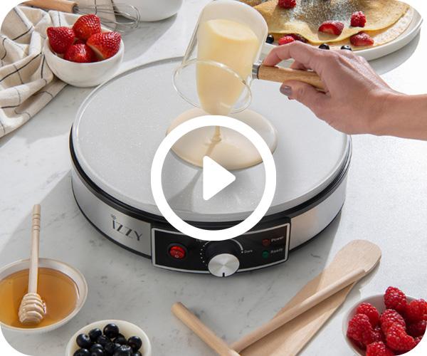 IIZZY CREPE MAKER IZ-2014 video