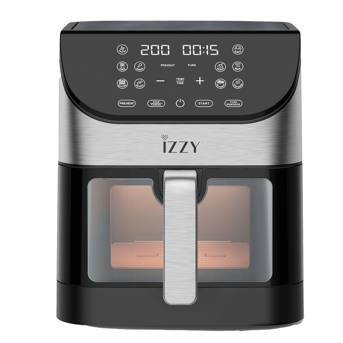 IZZY IZ-8217 Digital Φριτέζα Αέρος 6Lt Μαύρο