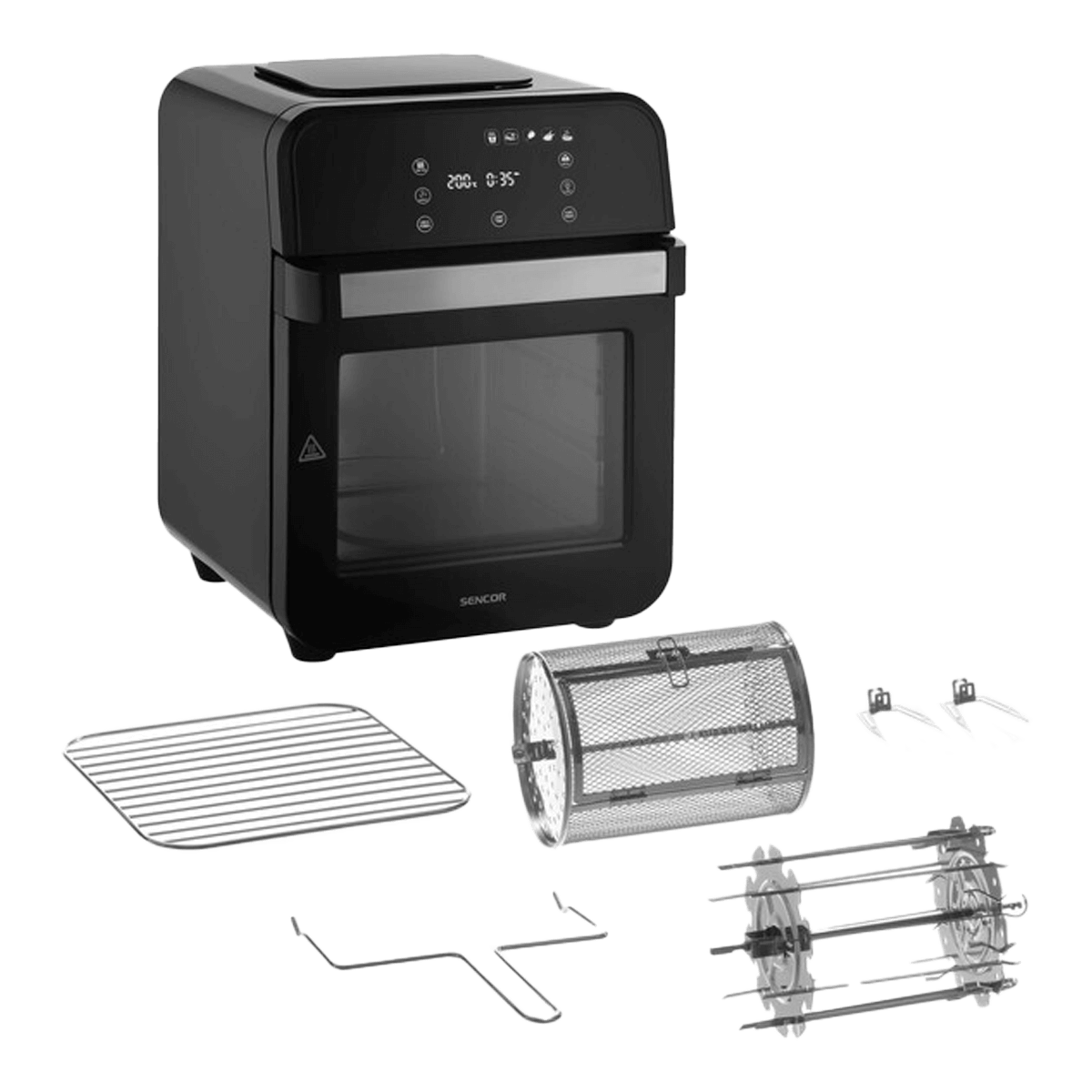 SENCOR SFR 5510BK Vita Fryer Φριτέζα Αέρος 12Lt Μαύρο - 4