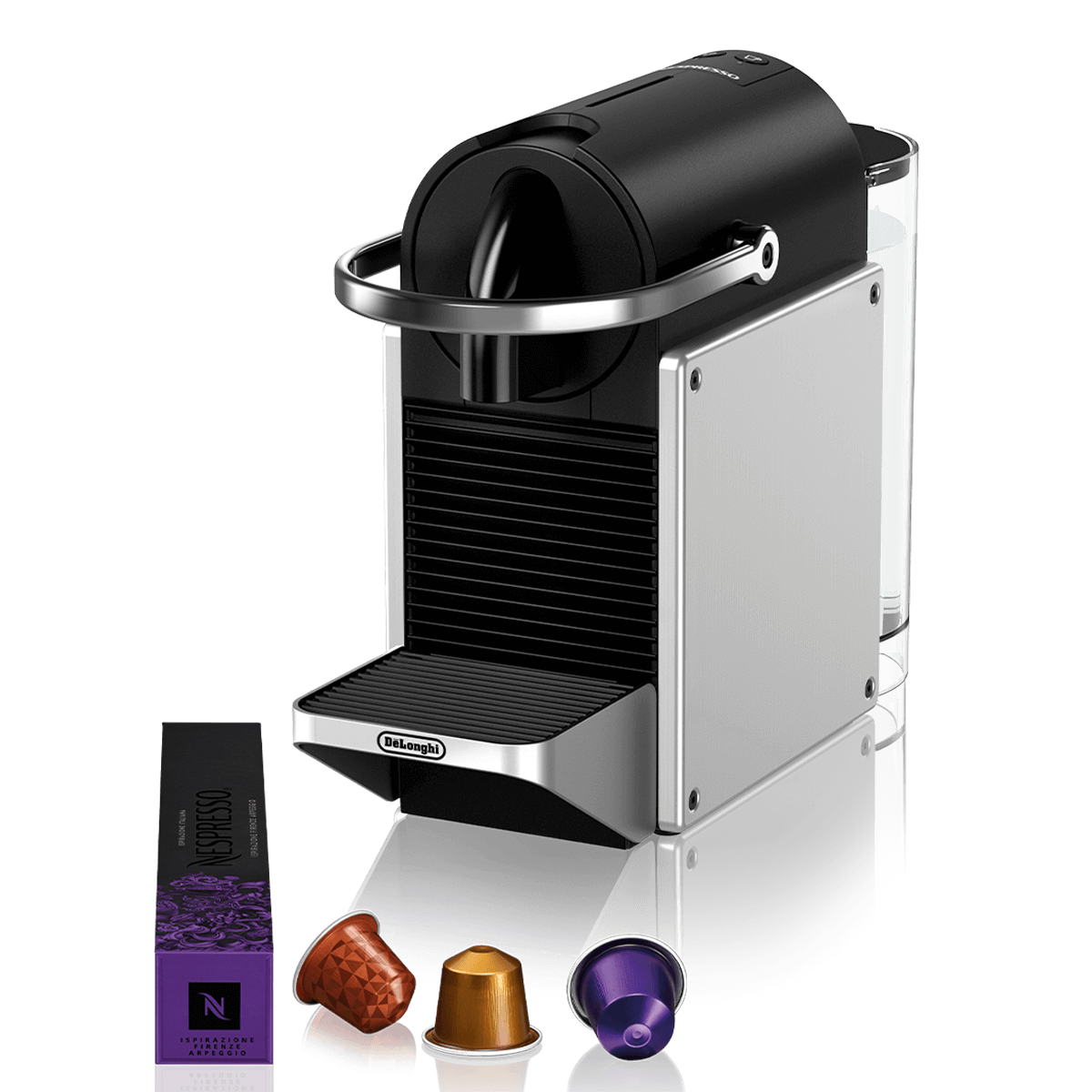 DELONGHI EN127.S Μηχανή Καφέ Nespresso Original Pixie Silver