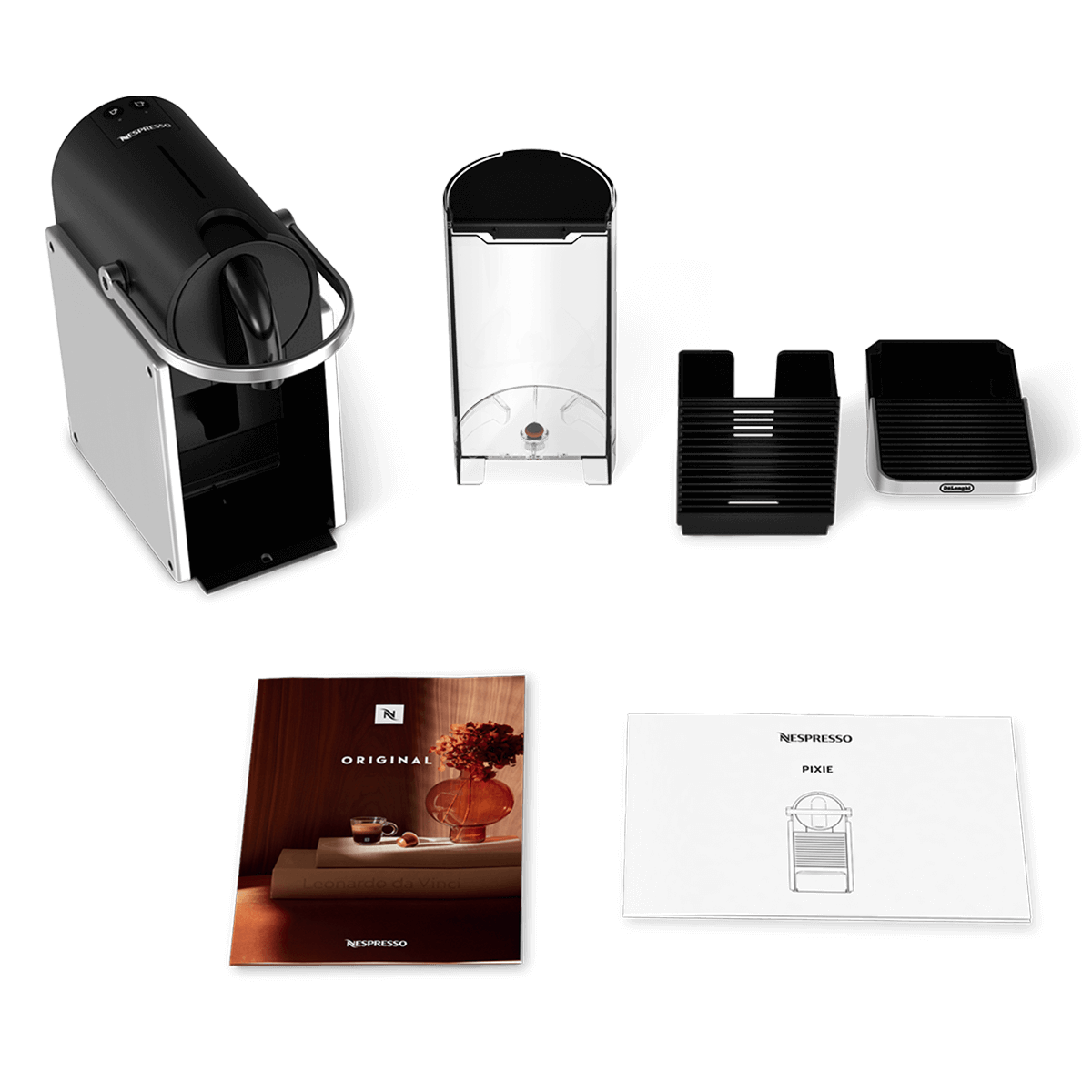 DELONGHI EN127.S Μηχανή Καφέ Nespresso Original Pixie Silver - 5